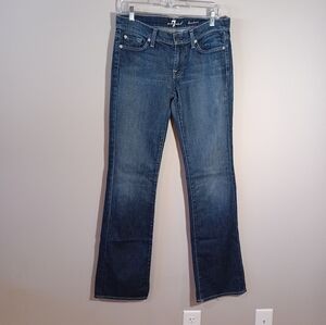 7 For All Mankind Bootcut Jeans Medium Dark wash Size 29